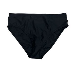 Ellen Tracy Black size 12 Swim Bikini Bottoms